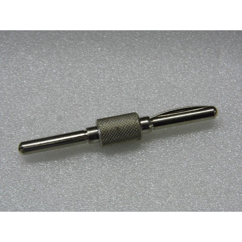Lot x2 : adaptateur banane 4mm mâle/mâle radiall R941199