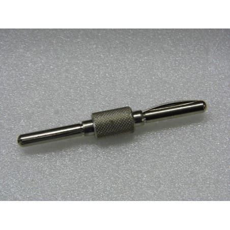 Lot x2 : adaptateur banane 4mm mâle/mâle radiall R941199