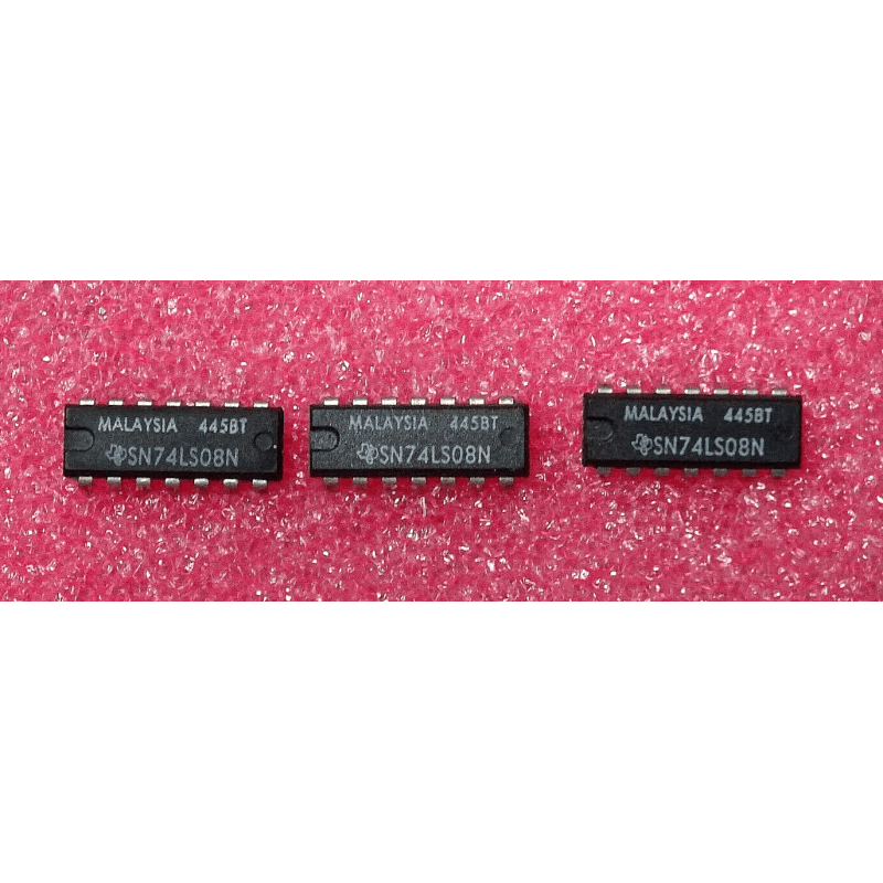 Lot x3 - ic 74 LS08 - ci 74LS08 - SN74LS08N  (PLA003)