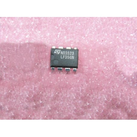 Lot de 2 : ci LF 356 N ~ ic LF356N ~ 20MHz wide bandwidth single J-FET operational amplifier ~ DIL8 (PLA016)