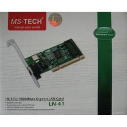 MS-TECH carte réseau PCI /...