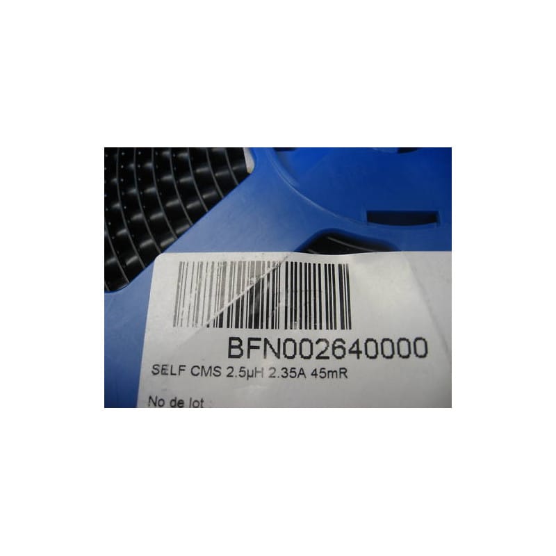 Bobine de 350 Self CMS 2.5µH 2.35A 45mR SR06032R5WSB (reel)