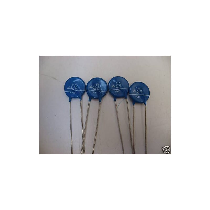 Lot de 6 VARISTANCES / VDR S14K150 14mm de diamètre