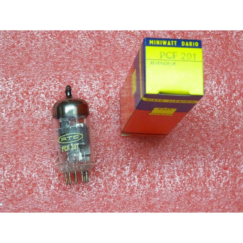Lot De 2: RTC Tube PCF 201 ~ PCF201 Miniwatt Dario ~ Dans Son Emballage D Origine