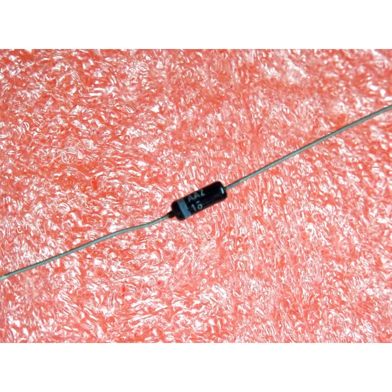 Lot de 2: diode au germanium AAZ 15 ~ AAZ15 ~ Ur 75V , If 140mA ~ axial DO-7 package