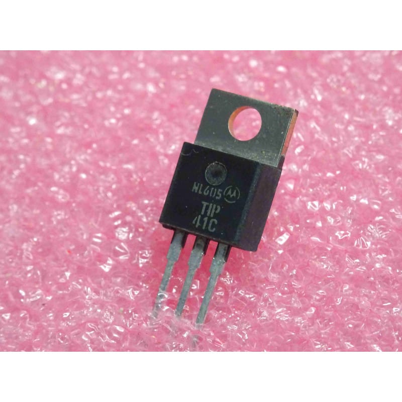 Lot de 3: transistor TIP 41 C ~ 65W NPN power transistor TIP41C (complementary PNP TIP42C) Vce 100V Ic 6A hFE 15 ~ TO-220AB