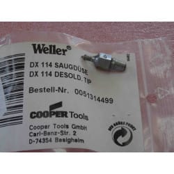 DX114 Weller Buse sans...