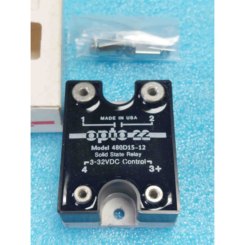 Opto22 480D15-12 Solid State Relay 3-32vdc control Neuf 2422.132.05483 (4D)