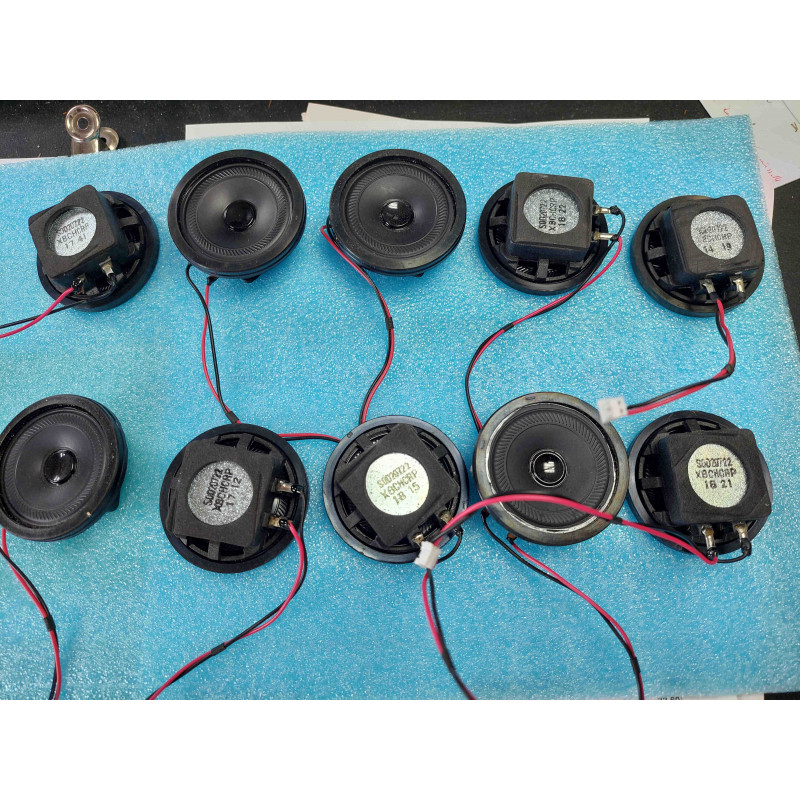 Lot de 10p HP Haut Parleurs 8 ohms 0.5W environ diamètre: 52mm Occasion comme Neufs