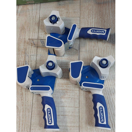 Lot de 3 Scotcheuses Rajatape de Sécurité Dévidoir pour Rouleaux 50mm Occasion ADV291 (M18C)