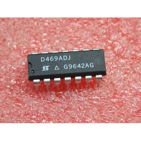 ci D469A DJ ~ ic D649ADJ ~ quad high-current power driver (up to 15V 1.5A) DIP-14 (E40A)