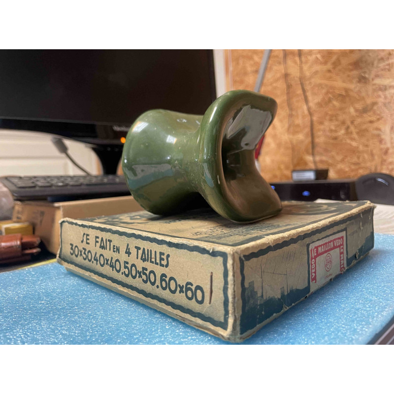 Maillon Vedovelli vintage vedos 80x80 mm Maillon Isolant Vert ( 5J )