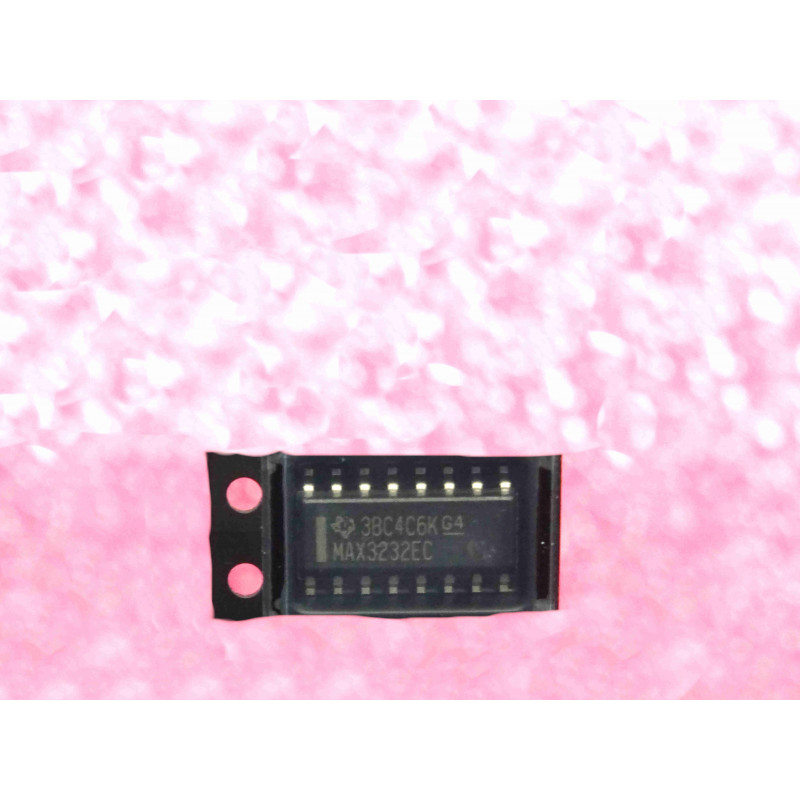 ci cms MAX 3232 ECD G4 ~ ic smd MAX3232ECD ~ 3v to 5.5v multichannel RS-232 line driver/receiver ~ soic-16 (4B5)