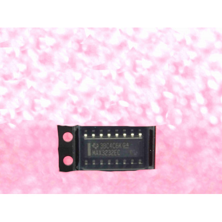 ci cms MAX 3232 ECD G4 ~ ic smd MAX3232ECD ~ 3v to 5.5v multichannel RS-232 line driver/receiver ~ soic-16 (4B5)