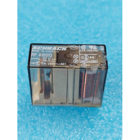 Relais SCHRACK RP410012 Bobine 12Vdc 12A 250Vac en Contact 5 pins ( 5S )