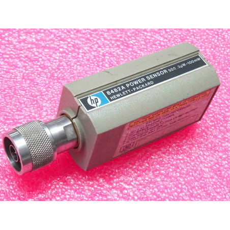 hewlett packard hp 8482A power sensor 50-ohm 0.3µW-100mW from 100 kHz to 4.2 GHz at levels from -30 dbm to +20 dBm (L2C)