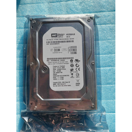 HDD 3.5 Disque Dur 250GB 8MB Data 7200 Western Digital WD2500AVJB - 63J5A0 (1O)