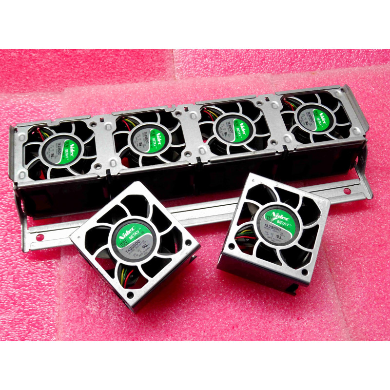 Lot de 6 ventilateurs Nidec TA225DC model B35441-94 12Vdc 1.5A ~ 60x60x40mm (provient d'un serveur proliant DL385G2) [3C]