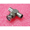 Radiall R141780 , UG274 B/U, KBN 19, 22121-018-02 ~ té BNC mâle 2 femelles ~ longueur femelles 33.5mm, longueur mâle 27mm (4E2)