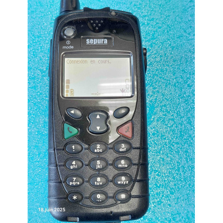 SEPURA SRP2000 sGPS Radio avec Batterie sans Antenne Occasion à priori OK ( P9 )