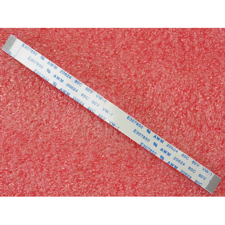 Lot de 5: nappe flexible 16 contacts ~ E307850 AWM 20624 80C 60V VW-1 ~ 12cm 80°C 60V RoHS (K9A)