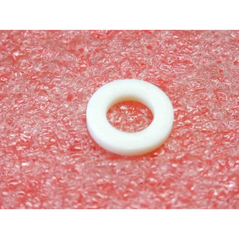 Lot de 50: rondelle isolante plate M6 en nylon 66 (528-176) Øint 6.4mm Øext 12mm ep 1.5mm (2Y)