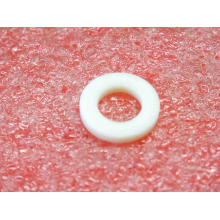 Lot de 50: rondelle isolante plate M6 en nylon 66 (528-176) Øint 6.4mm Øext 12mm ep 1.5mm (2Y)