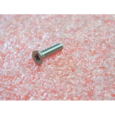 Lot de 78: vis cruciforme inox A4 M2.5x10mm à tête cylindrique entièrement filetée Øtête 4.5mm ~ S+P DIN 965Z A4 (2Y1)