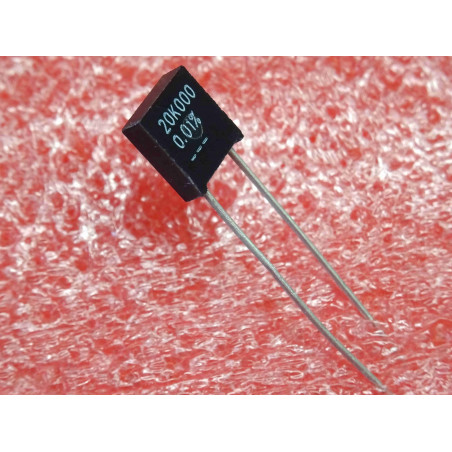 résistance de précision 20k-ohm 0.01% S102JT