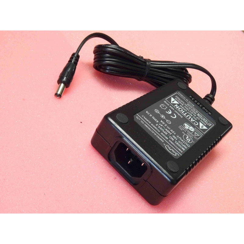 alimentation SinPro Electronic SPU24-3 switching mode power supply ~ input 100-240Vac 0.7A , output 12Vdc 2A (sans câble)
