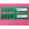 Lot de 2 barettes de RAM de 2Go DDR2 apacer 76.A153G.B600C ~ 2GB UNB PC2-6400U-CL6