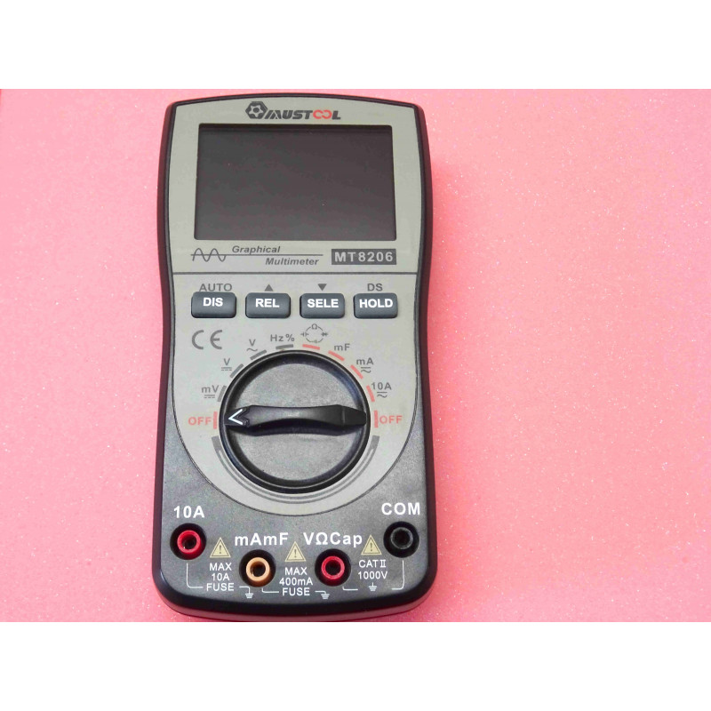 Mustool MT8206 multimètre graphique à oscilloscope numérique ~ appareil seul sans pointes de touches (K7)