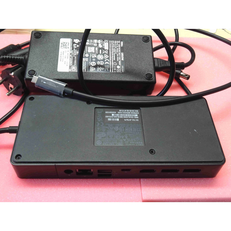 station d'accueil dell WD19S K20A001 + alimentation LA180PM180 19.5Vdc 9.23A 180W (N12)