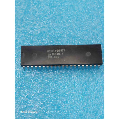 ci Z80-CPU MK3880N-4 ~ ic MK3880N4 Z80CPU dip40 de chez Mostek (PLA010)