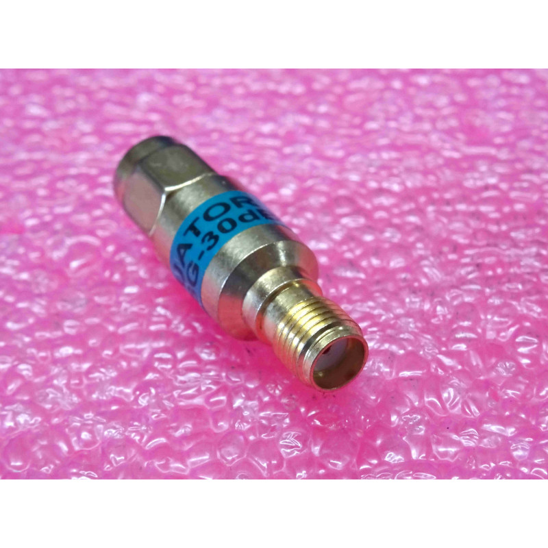 Atténuateur 30dB SMA mâle SMA femelle 0-6GHz 2W ~ Attenuator SMA-JK6G-30dB (4E3)