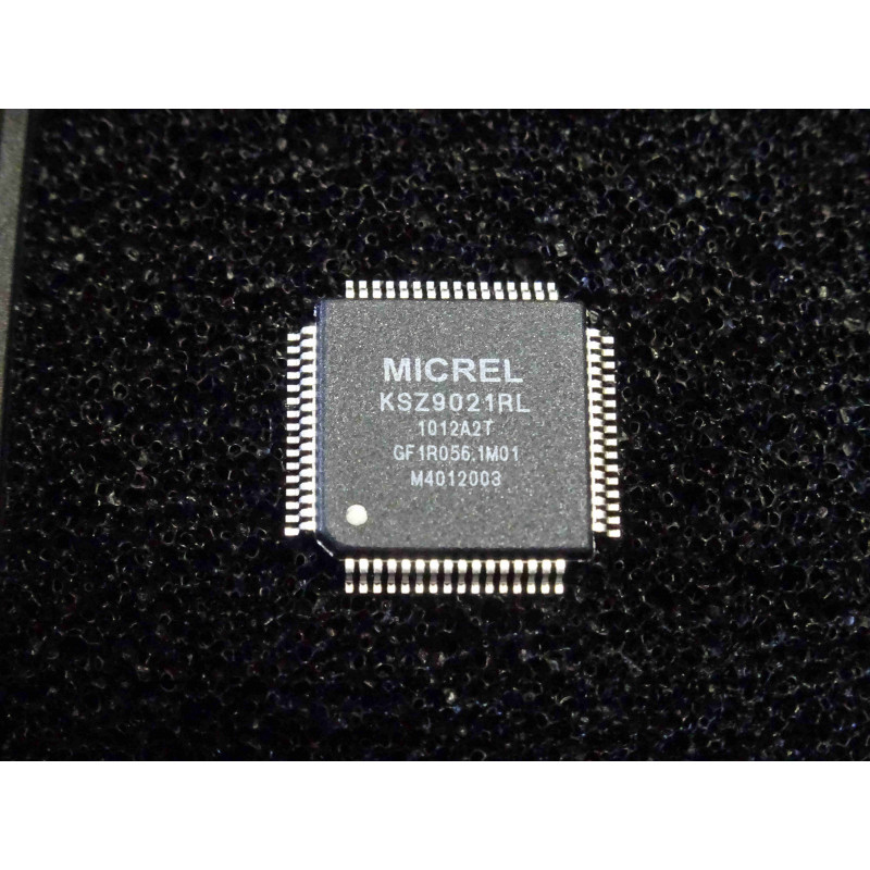 ci CMS Micrel Semiconductor KSZ 9021 RL ~ SMD KSZ9021RL 1port 10/100/1000Base-T gigabit ethernet transceiver,RGMII support(4B2)