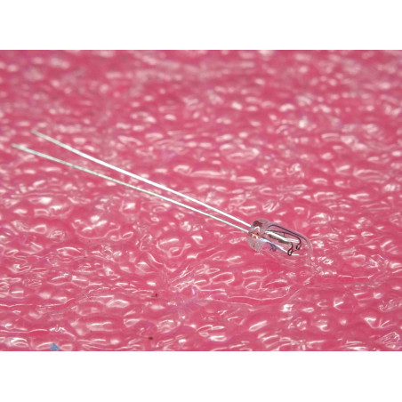 Lot de 2: lampe ampoule luciole ECL cadran 12V ~ Ø3x5mm