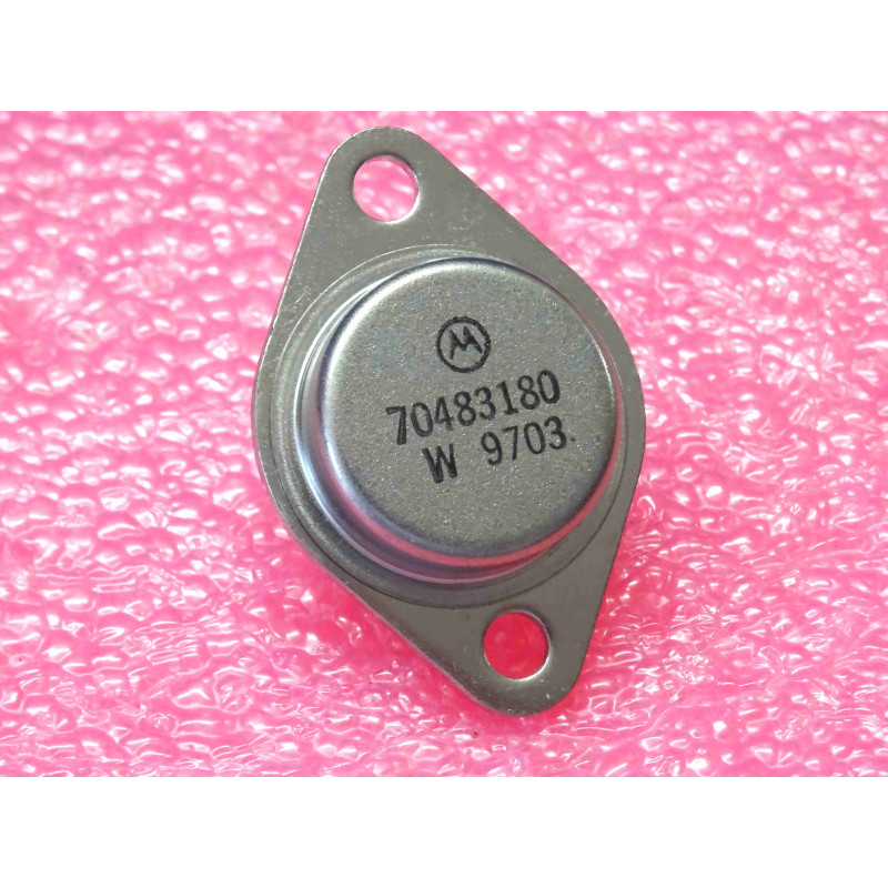 transistor motorola 70483180 (remplace SJ-6343 SJ-8332 , do not mix) ~ NPN 180V output 3A ~ boîtier TO-3 (4L6)