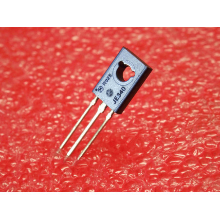 Lot de 2: transistor MJE 340 ~ Si medium power NPN MJE340 ~ Uce 300V Ic 0.5A 20W