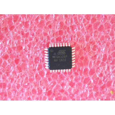ci CMS Atmel MEGA 328 P ~ ic SMD MEGA328P ~ 8bit AVR microcontroller MCU,32kB flash,2kB SRAM,1KB EEPROM,27 I/O,ADC 8x10bit(4B3)