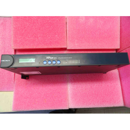 moxa Nport 5610-8 rev 3.2 ~ 8-port RS-232 rackmount device server with RJ45 connectors 10/100 BaseT(X)