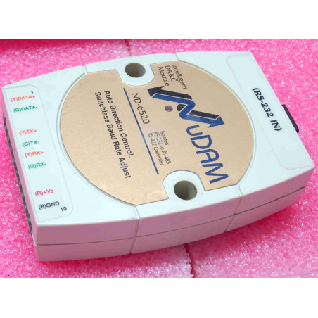 NuDAM intelligent DA&C module ND-6520 ~ isolated RS-232 to RS-485/RS-422 converter (L4A)