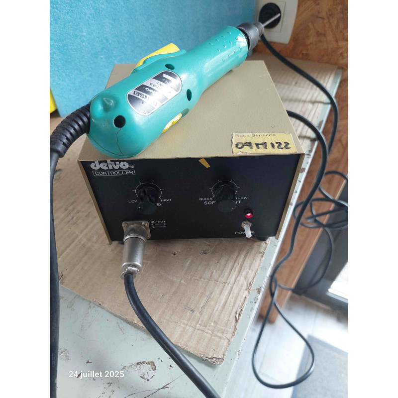Visseuse Tournevis Electrique Delvo DLV7323 + son Alimentation DLC1213GG + Embout Torx  testé OK