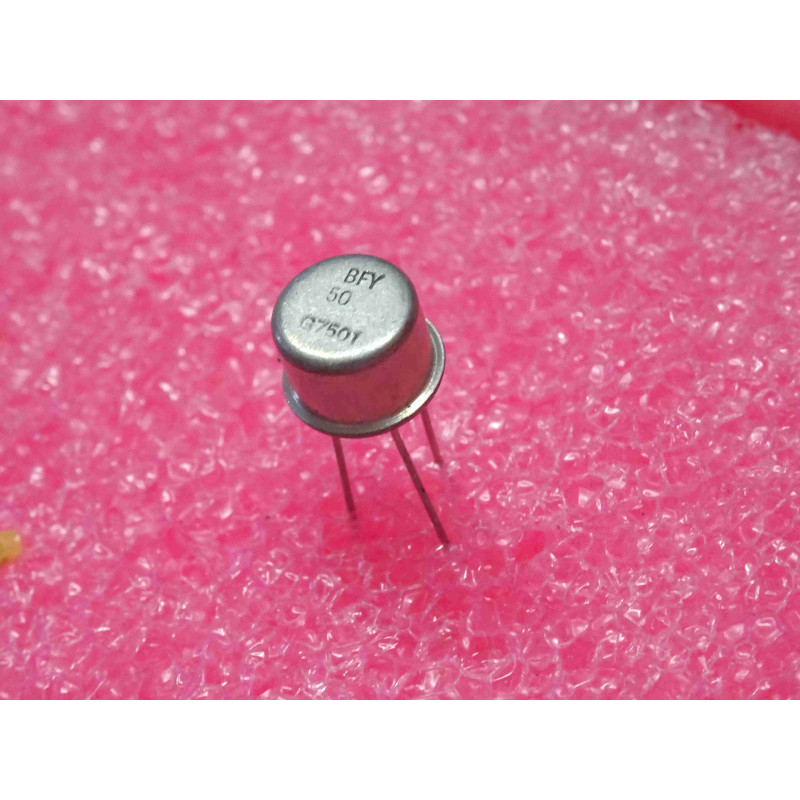 Lot de 2: transistor BFY 50 ~ NPN medium power BFY50 ~ Uce 35V , Ic 1A (5P1)