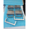 Lot de 6 Poignées Métal et Alu avec Visseries 4 en Fers et 2 en Aluminium ( O20 )