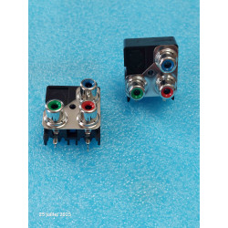 Lot de 2p  Connecteur RCA...