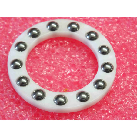 butée à 13 billes BNL 51105M/1N/D, Øint 27.3mm, Øext 41mm, hauteur 3mm, Øbilles 7/32 (5.55mm) RS 109-983 [K9A]