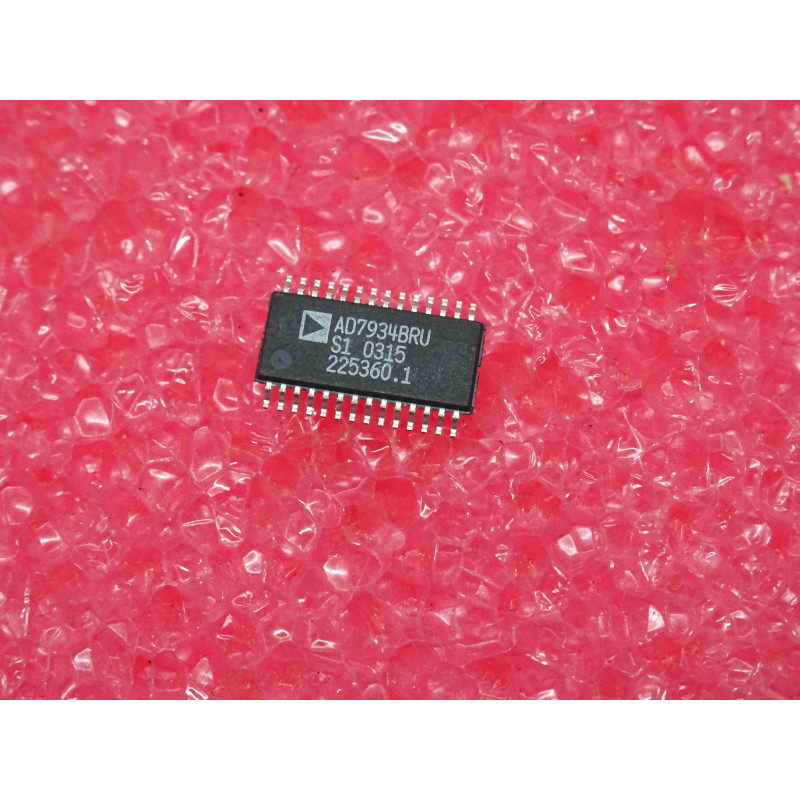 ci CMS AD 7934 BRU ~ ic SMD AD7934BRU ~ 4channel, 1.5 MSPS, 10bit and 12bit parallel ADCs with a sequencer 28-lead TSSOP (4B3)