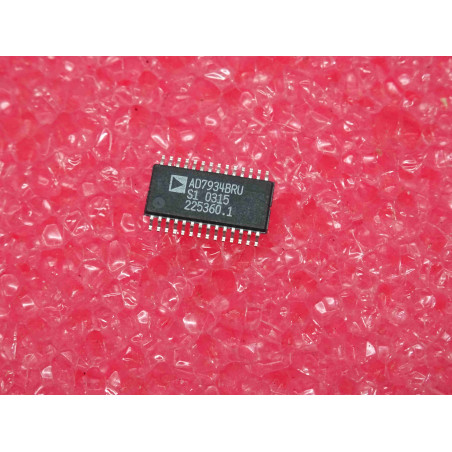 ci CMS AD 7934 BRU ~ ic SMD AD7934BRU ~ 4channel, 1.5 MSPS, 10bit and 12bit parallel ADCs with a sequencer 28-lead TSSOP (4B3)