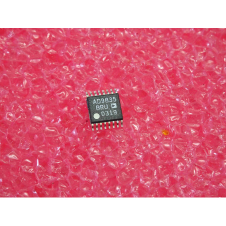 ci CMS AD 9835 BRU ~ ic SMD AD9835BRU ~ 50MHz direct digital synthesizer, waveform generator, 10-bit DAC